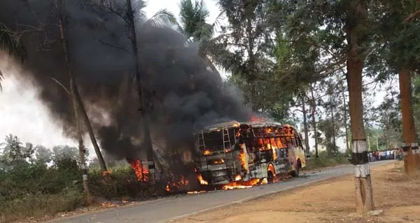 bus fire
